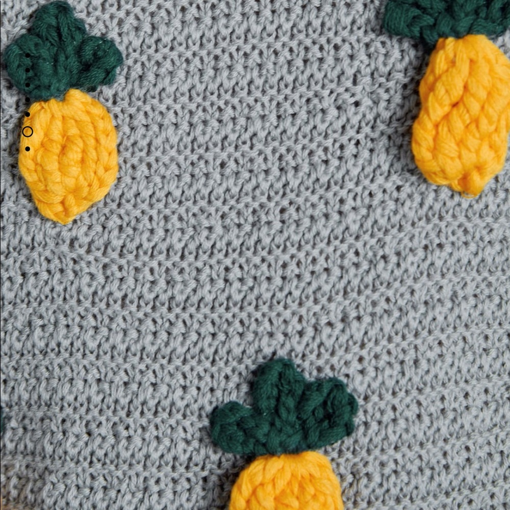 ZARA Pineapple Knit Sweater - Picture 7 of 8